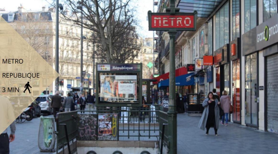 Appartement Contemporain Republique - Temple パリ エクステリア 写真